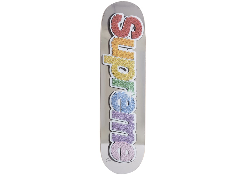 Supreme Bling Box Logo Skateboard