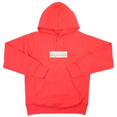 Supreme Bling Logo Pullover Red - SS13 - US