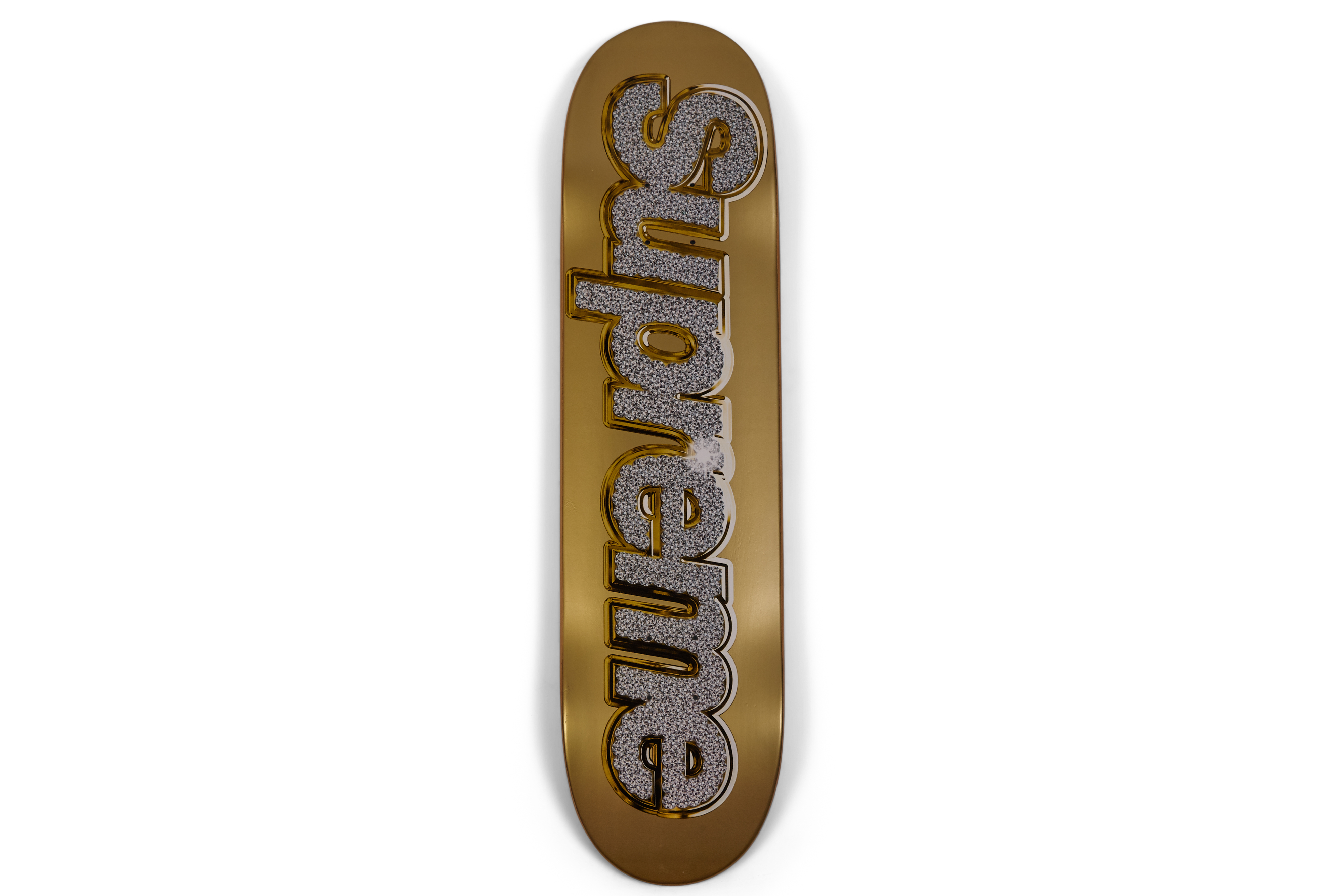 配送員設置 Supreme Bling Gold Skateboard Logo Box - スポーツ/アウトドア その他 -  www.petromindo.com