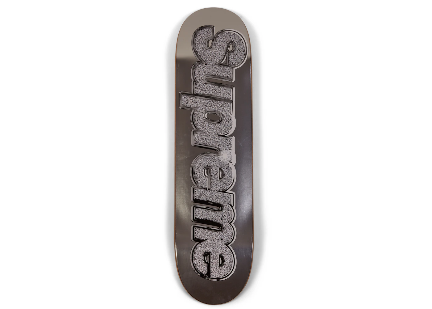 Supreme Bling Skateboard Skateboard Deck Silver - SS13 - US Supreme Bling Skateboard Skateboard Deck Silver - SS13 - US
