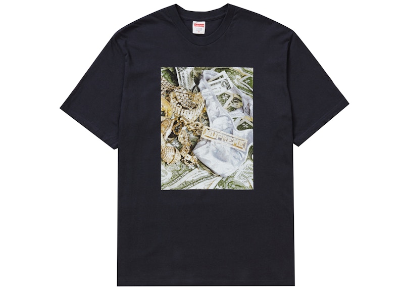 Supreme Bling Tee Black Men's - SS20 - US