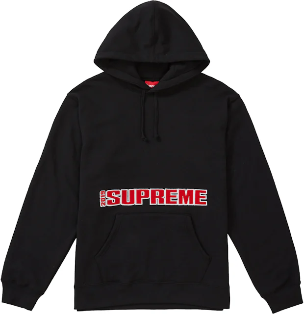 Supreme Blockbuster Hooded Sweatshirt Black Men's - SS19 - US