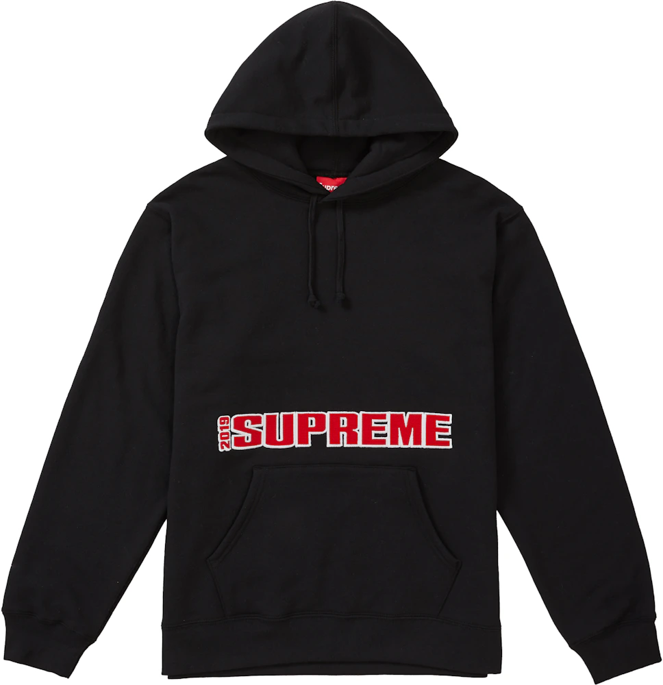 Supreme Blockbuster Hooded Sweatshirt Black Men's - SS19 - US