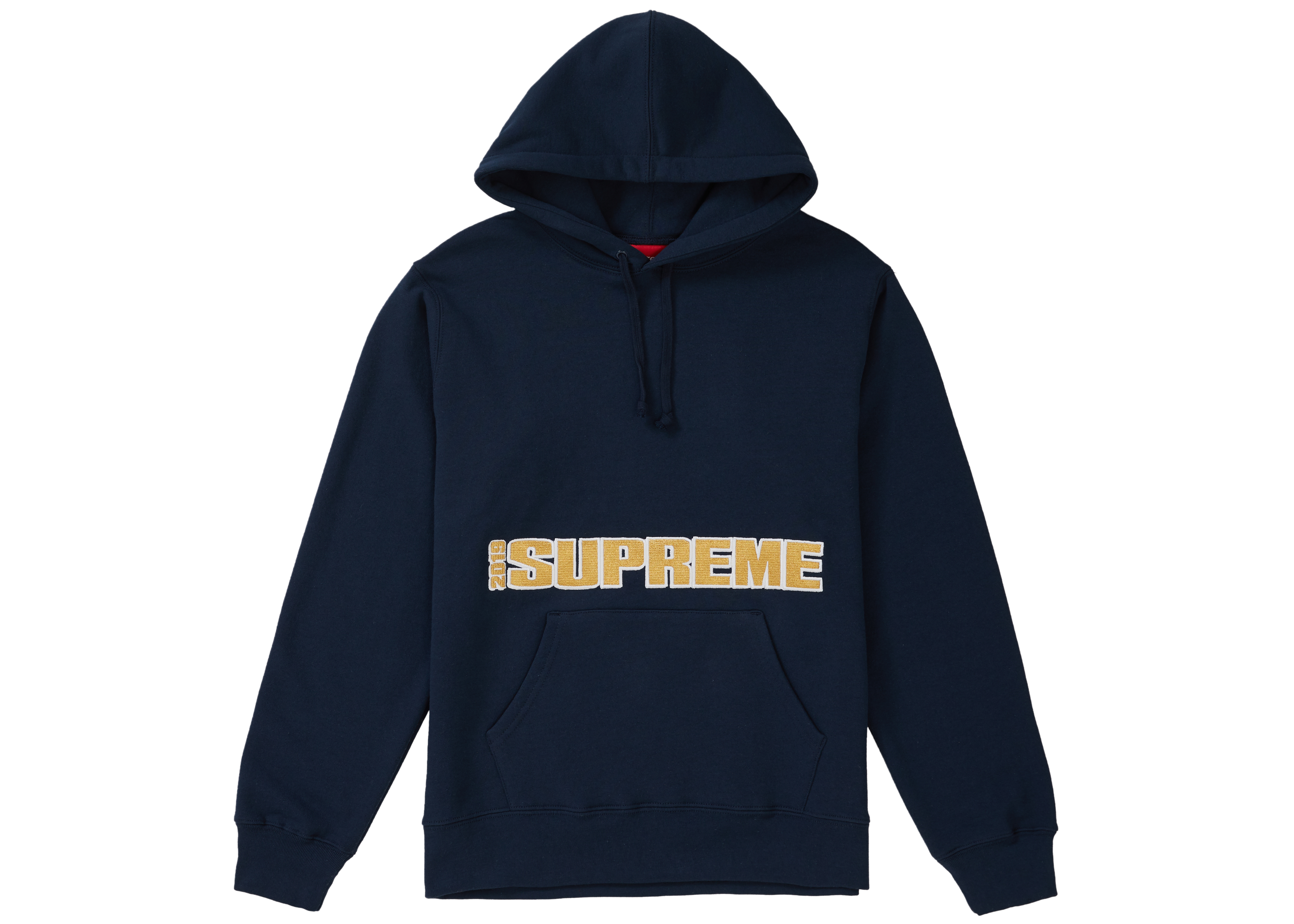 Supreme Blockbuster Hooded Sweatshirt Navy 男装- SS19 - CN