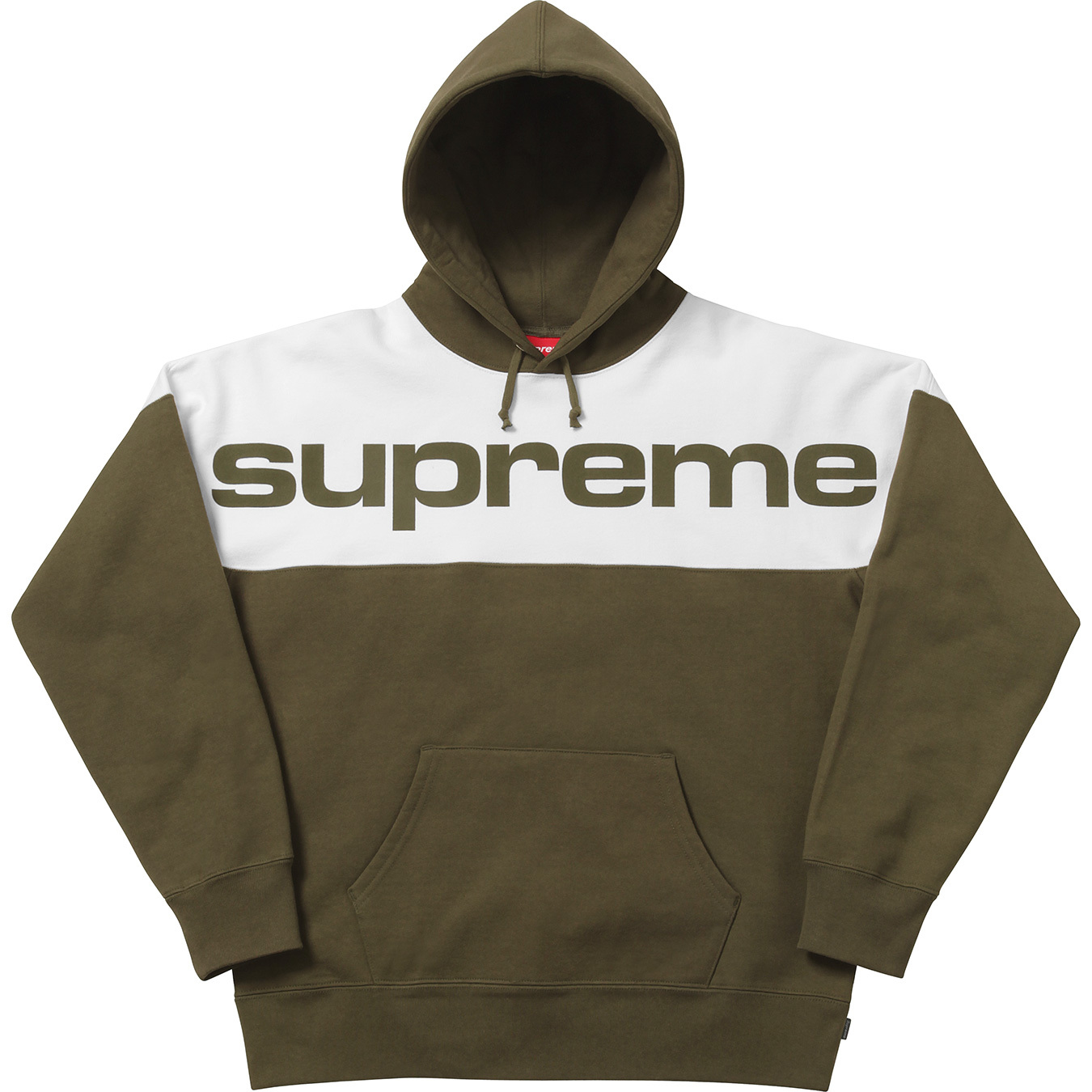 販売品【定価以下】supreme blocked hooded sweatshirt トップス