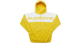 Supreme Blocked Hoodie Yellow