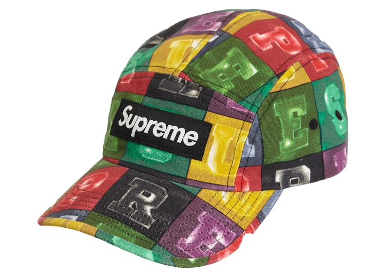 Supreme Blocks Camp Cap Multicolor