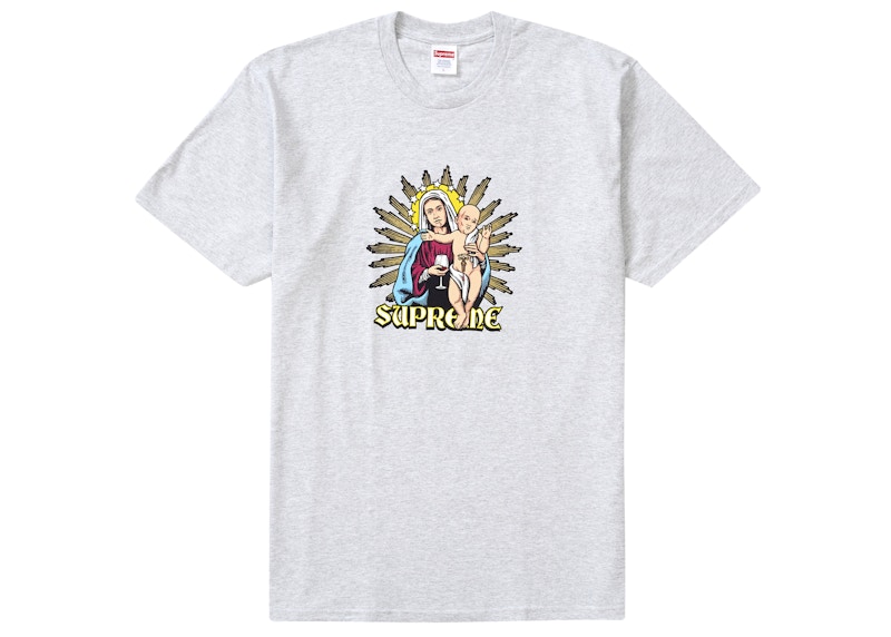 Supreme Blood Tee Ash Grey Men s FW24 US