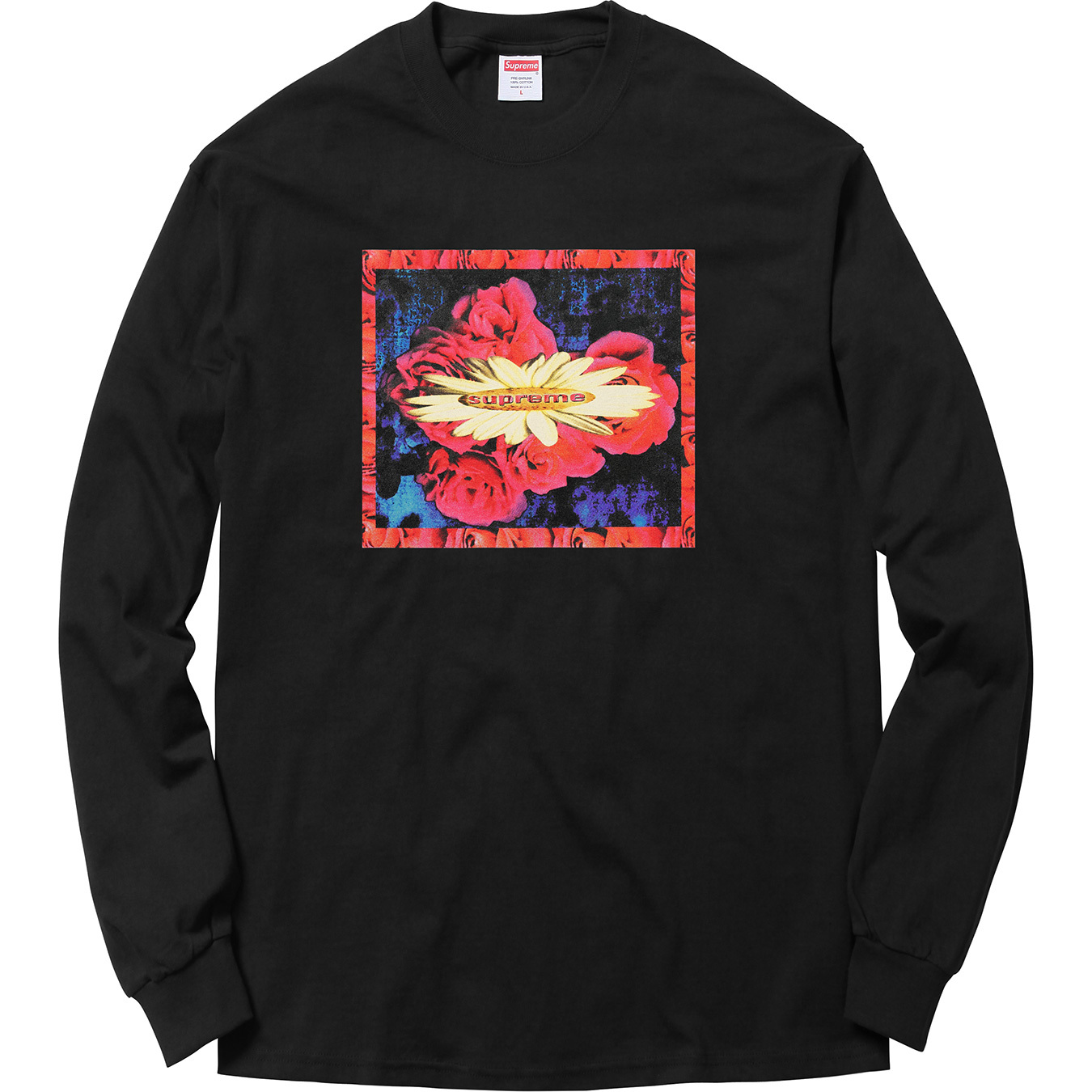 SUPREME Flower Graphic L/S T-Shirt XLサイズ