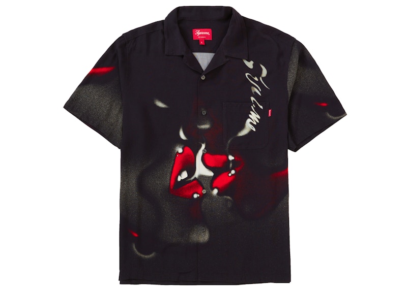 Supreme Blow Back Rayon S/S Shirt Black Men's - FW20 - GB