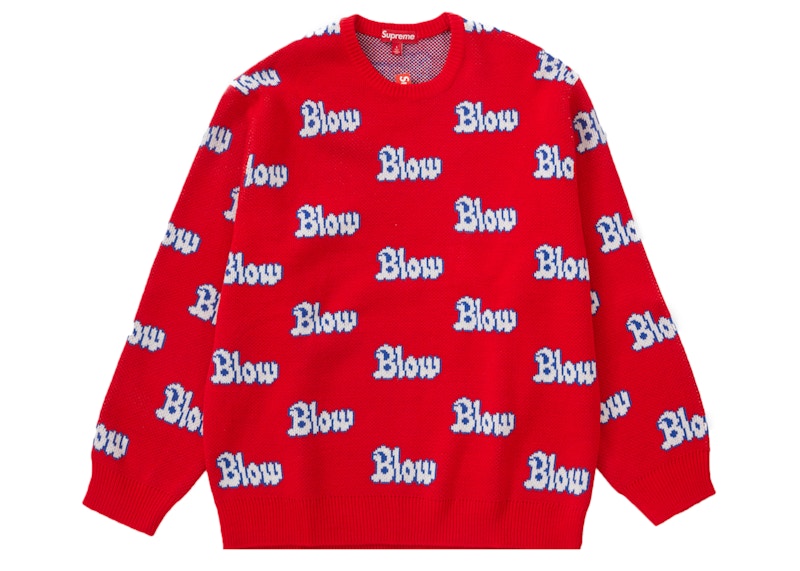 Supreme Blow Sweater Red Men's - FW23 - US