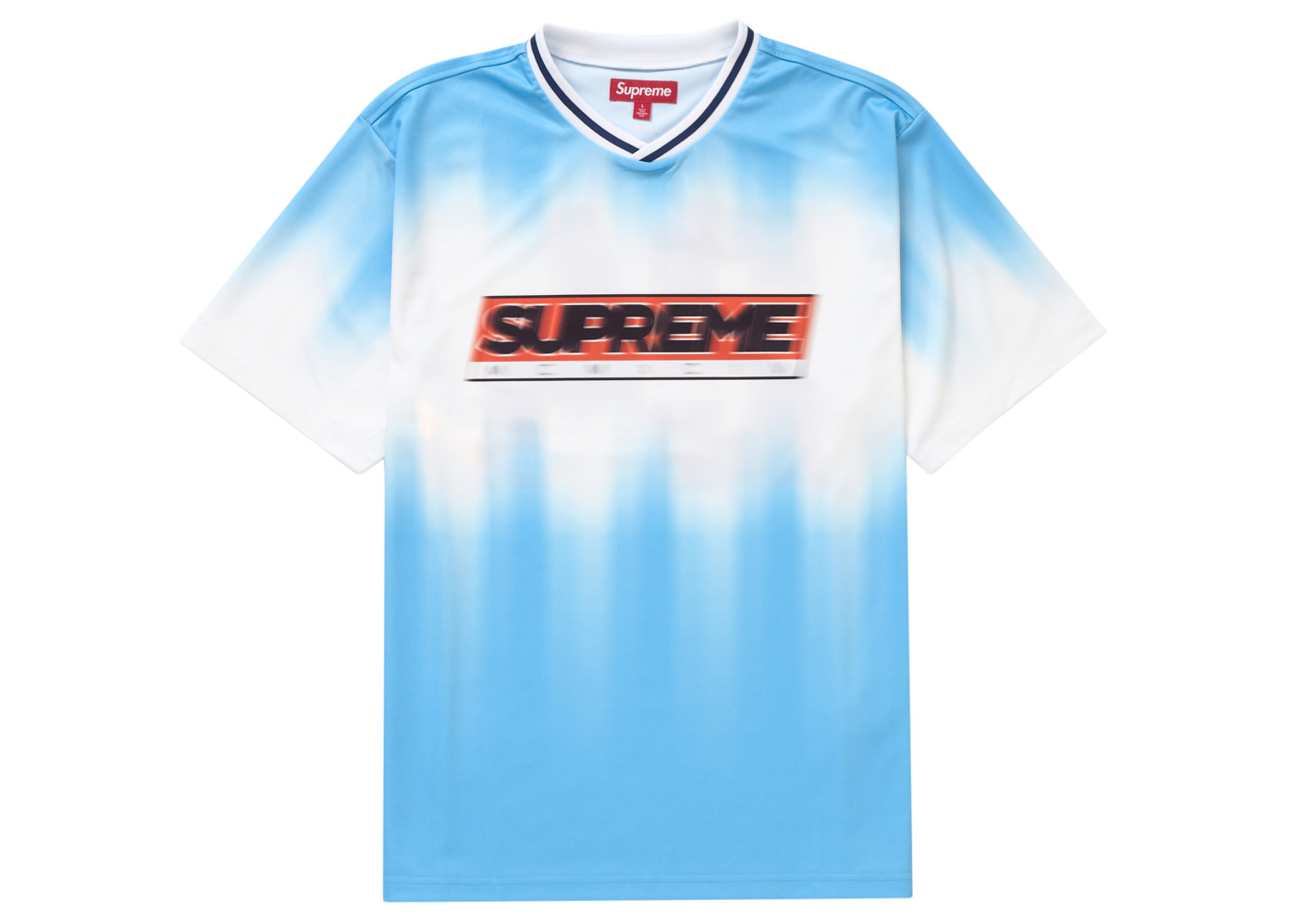 Supreme Blur Soccer Jersey Blue Men's - SS24 - US