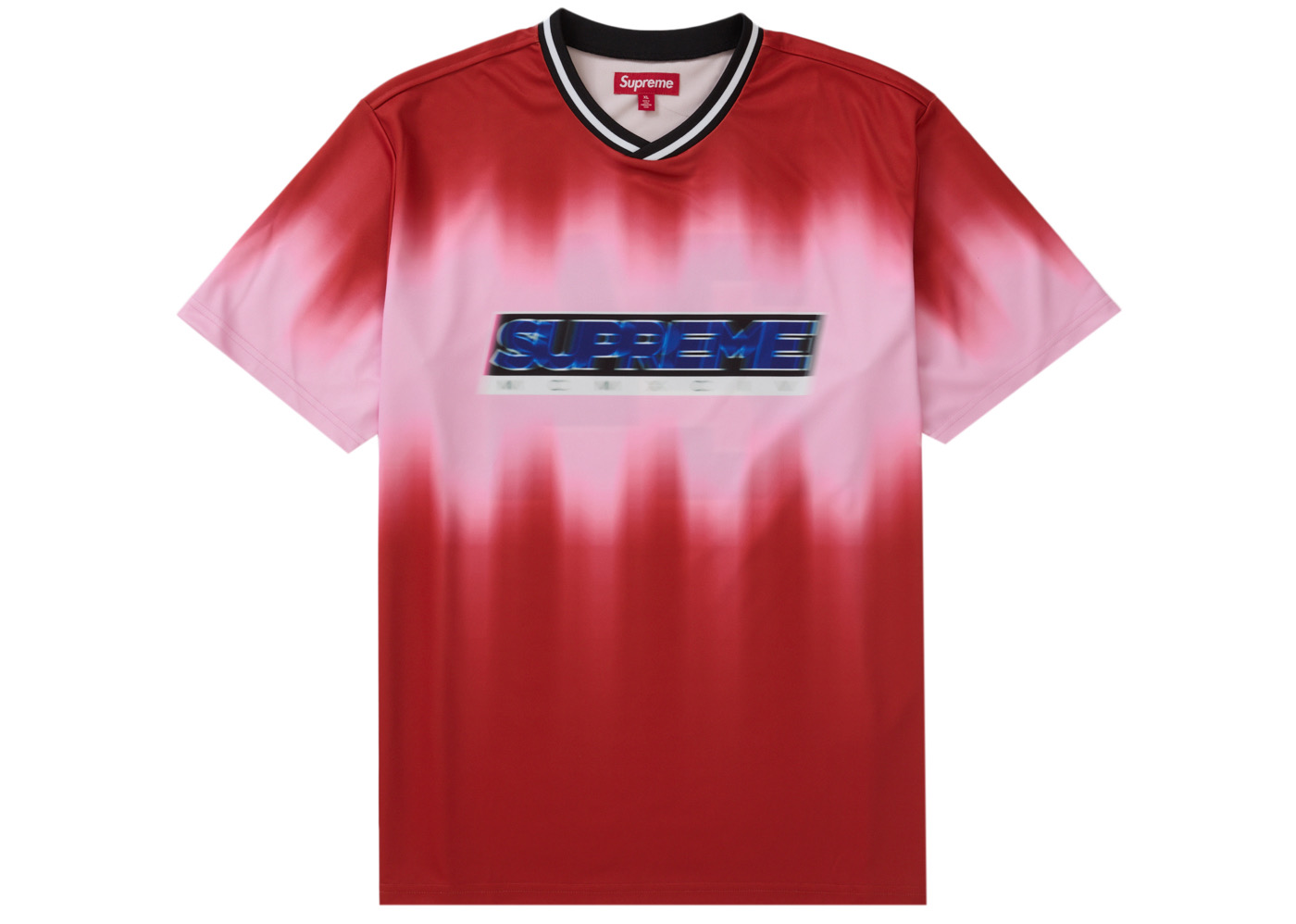 Supreme Blur Soccer Jersey Red