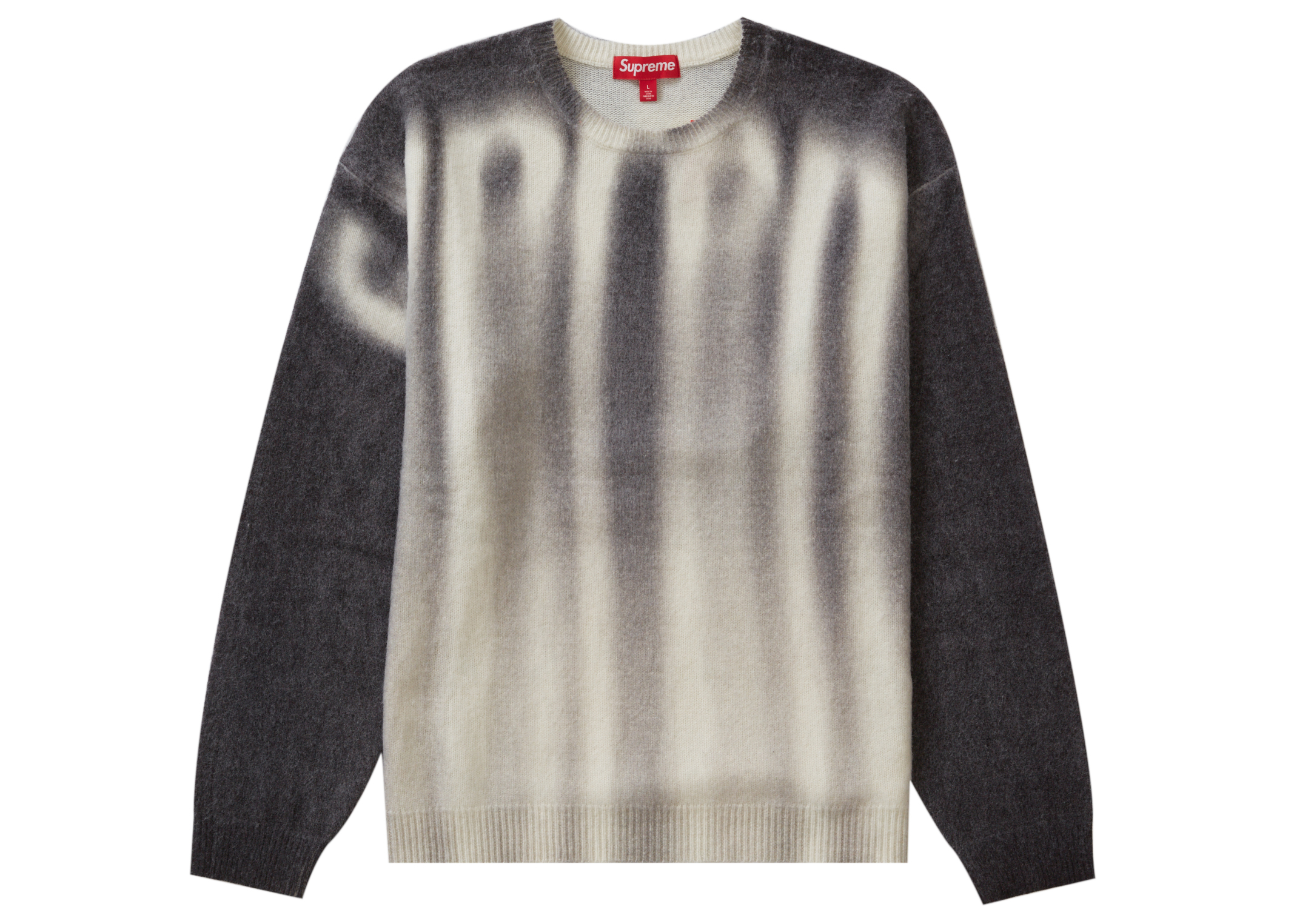 Supreme Blurred Logo Sweater "Black"　XL