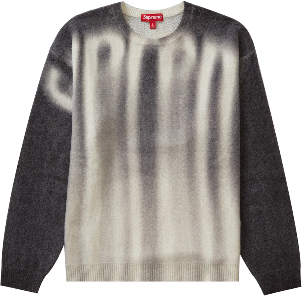 Supreme Blurred Logo Sweater Black - FW23 Uomo - IT