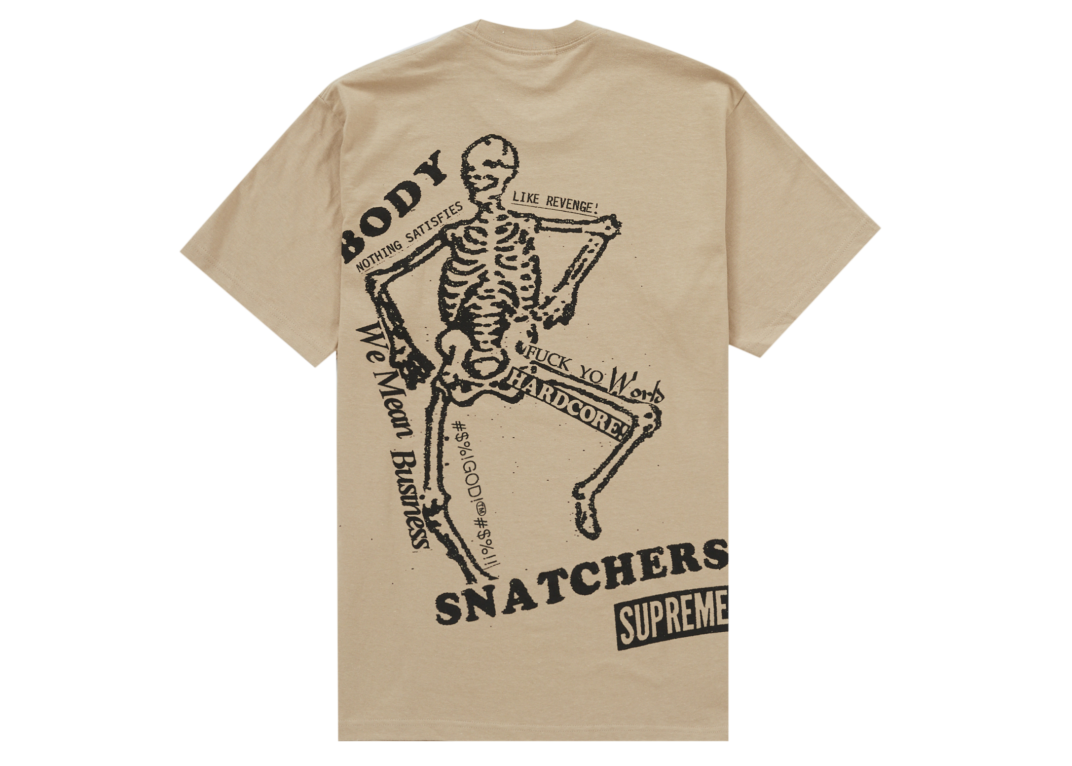 Supreme Body Snatchers Tee Khaki Men's - SS23 - US