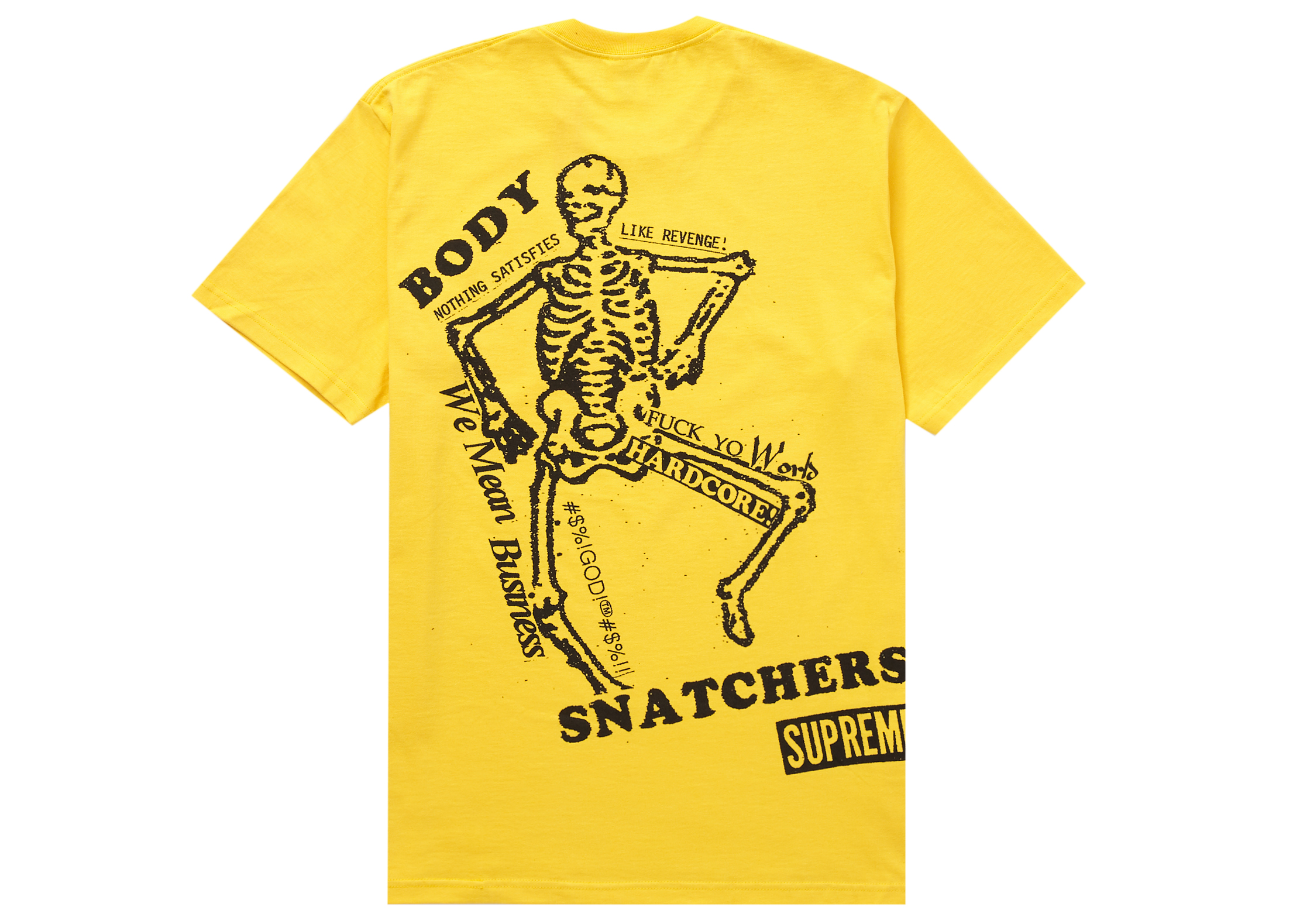Supreme Body Snatchers Tee Yellow Men's - SS23 - US