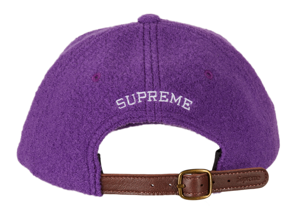 Supreme Boiled Wool S Logo 6-Panel Purple - FW22 - US