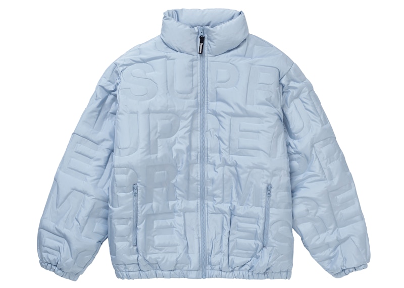 supreme blue puffer jacket