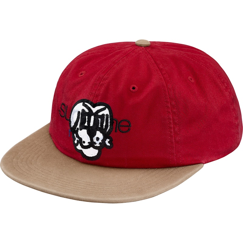 Supreme Bone Classic Logo 6-Panel Red - FW18 - US