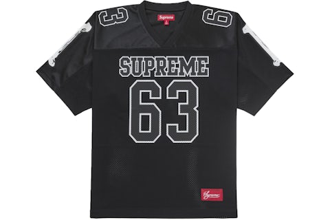 Supreme Bones Football Jersey Black Men's FW25 US