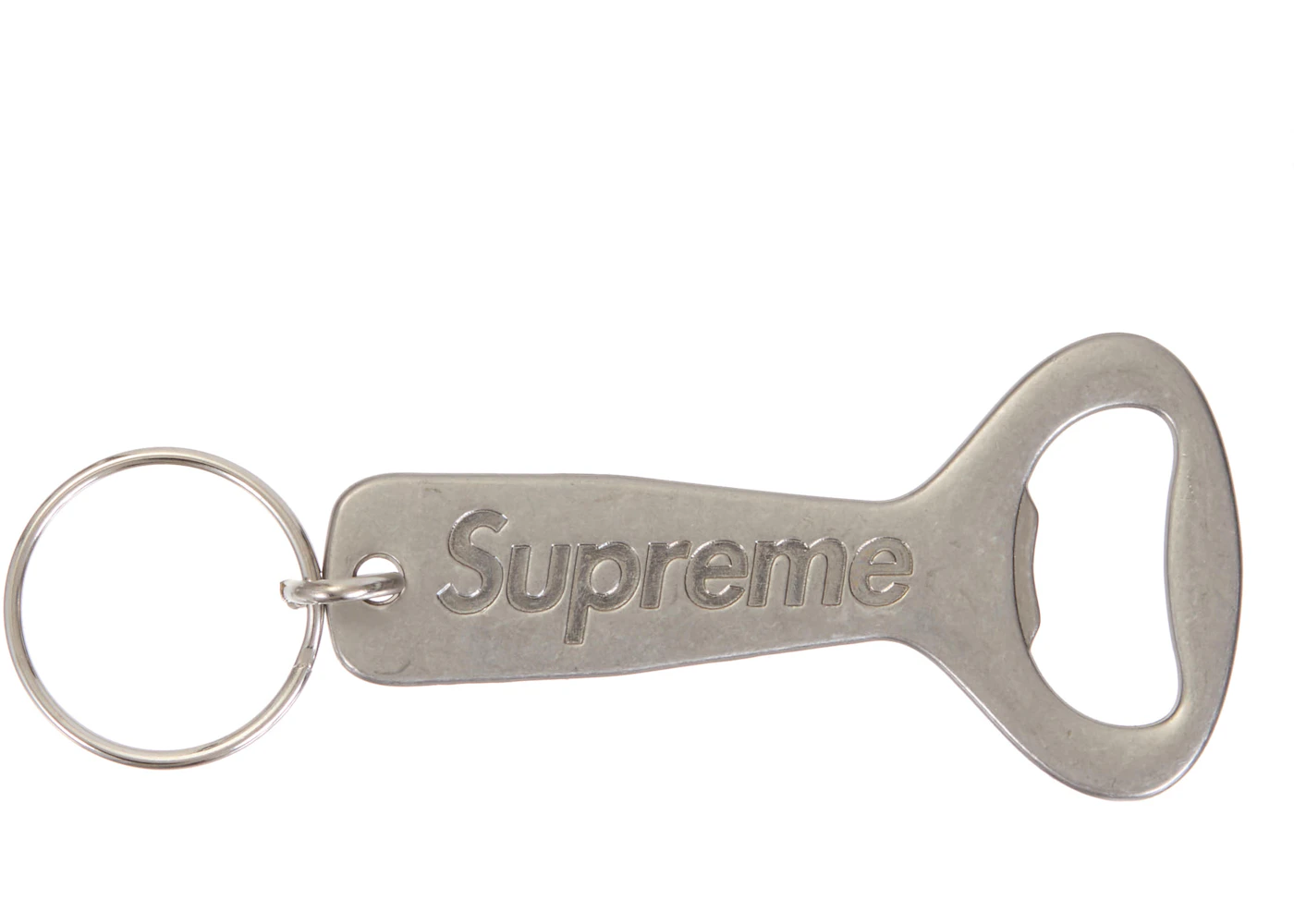 Supreme Bottle Opener Keychain Silver FW24 US