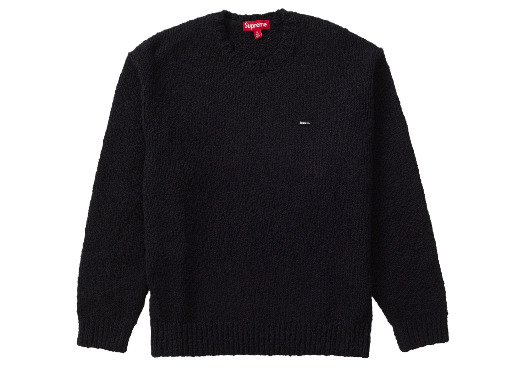 69cmSupreme Small Box Polo Sweater ブラック 23FW