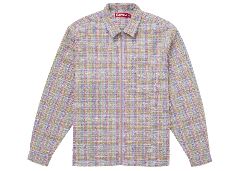 【新品】Supreme Boucle ZipUpShirt 26ss S Supreme Boucle Zip Up Shirt (SS26) Multicolor Men's - SS26 - US