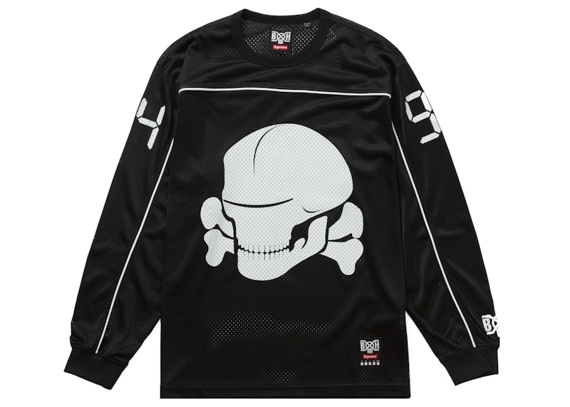 Supreme Bounty Hunter Mesh Moto Jersey Black メンズ - FW23 - JP