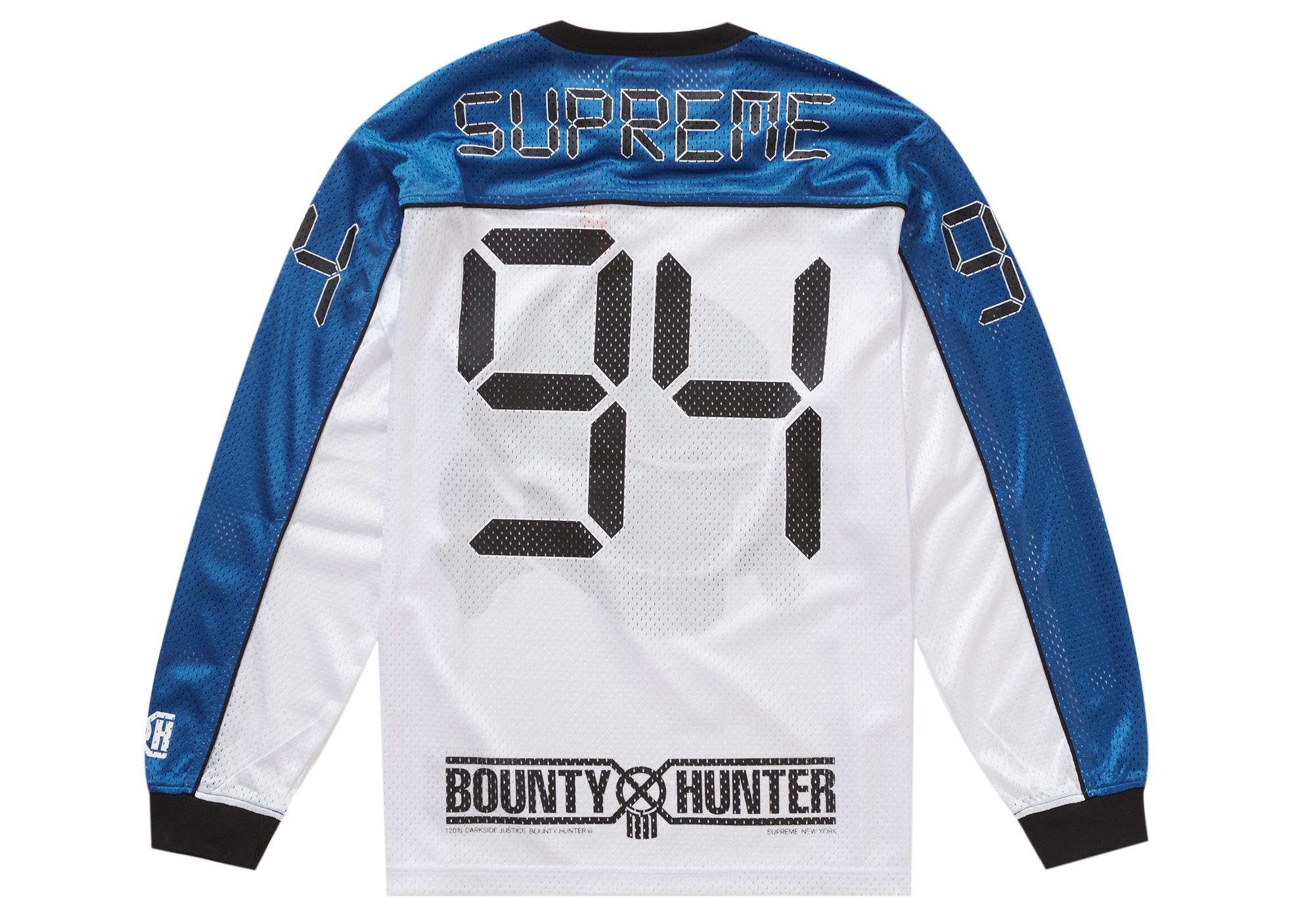 Supreme Bounty Hunter Mesh Moto Jersey White Men's - FW23 - US