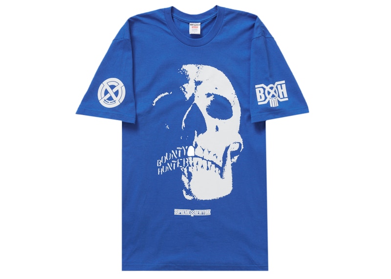 Supreme Bounty Hunter Skulls Tee Blue Men's - FW23 - US