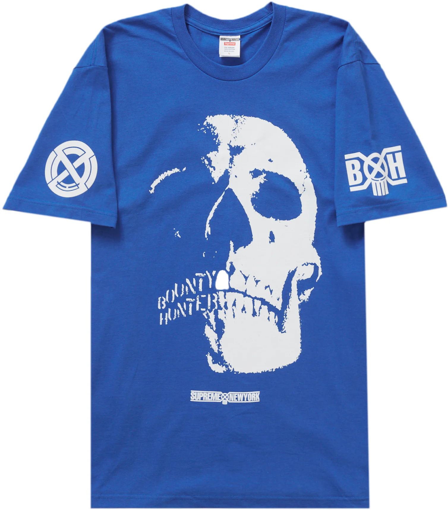 Supreme Dragon T Shirt Skulls Money Fire Royal Blue Streetwear Made in USA  MED