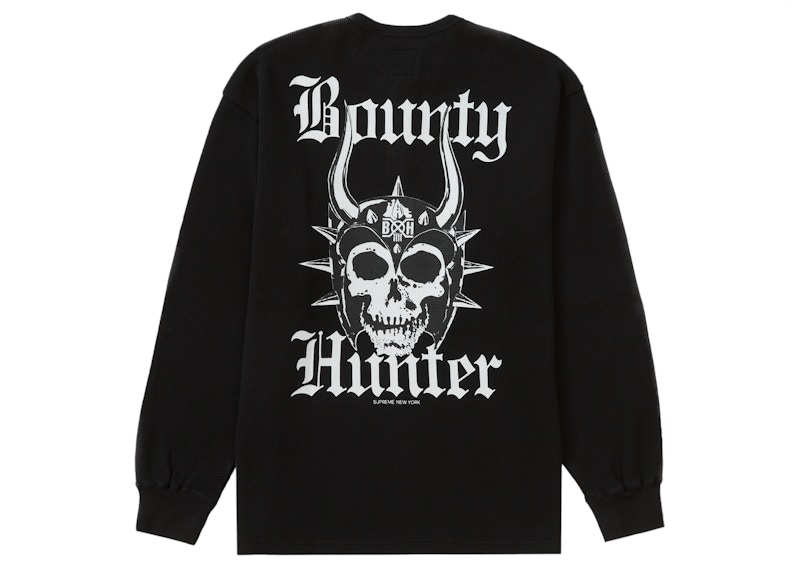 Supreme Bounty Hunter Thermal Henley L/S Top Black Men's - FW23 - US