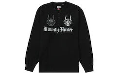 Supreme Bounty Hunter Thermal Henley L/S Top Black
