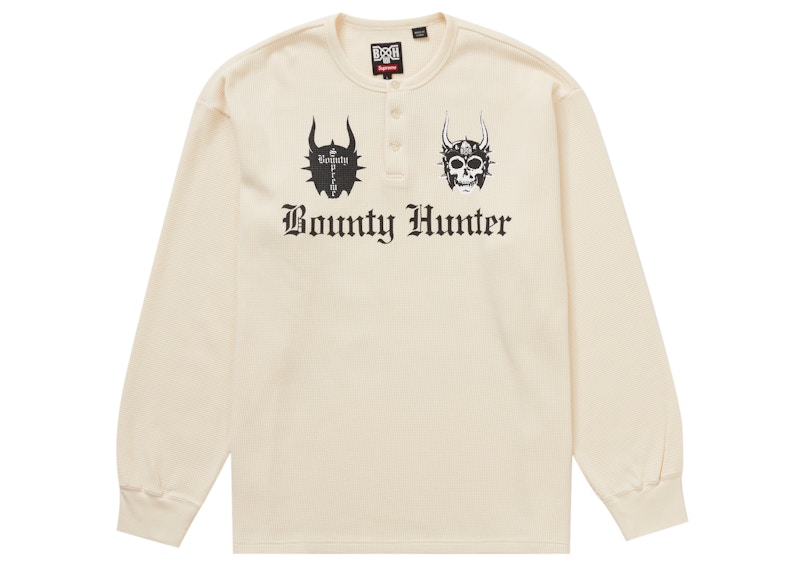 Supreme Bounty Hunter Thermal Henley L/S Top Natural Men's - FW23 - GB