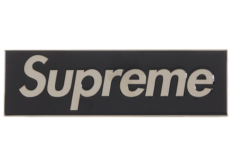 Supreme Box Logo Car Emblem Black 黒 Supreme Box Logo Car Emblem Black - FW25 - US
