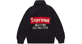 Supreme Box Logo Cowichan Sweater Black