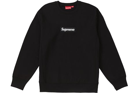 Supreme Box Logo Crewneck (FW18) Black Men's FW18 US