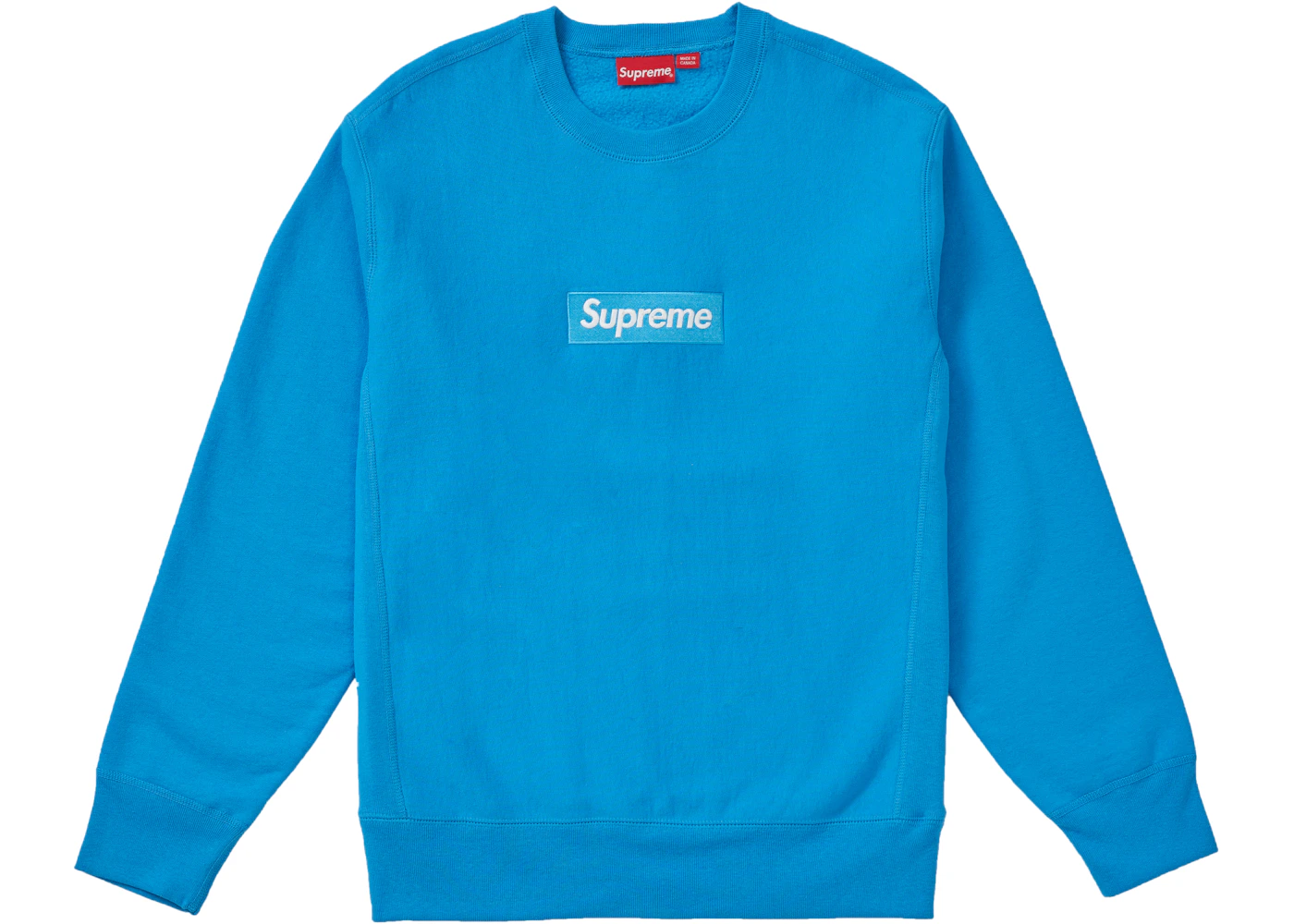 Supreme Box Logo Crewneck (FW18) Bright Royal Men's FW18 US