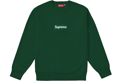 Supreme Box Logo Crewneck 2018 Supreme F/W 2018 Navy Box Logo Crewneck