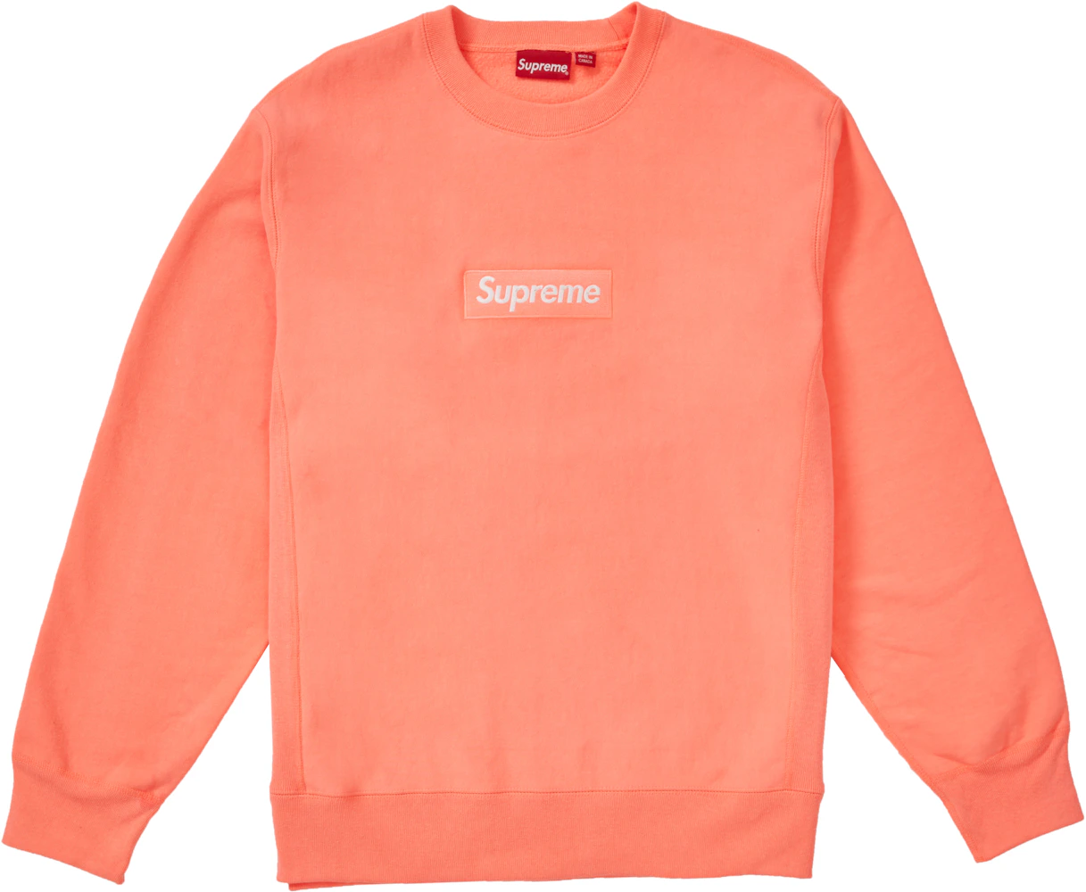 Supreme FW17 box logo hooded sweatshirt in Rust color - Medium
