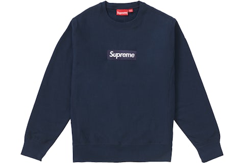 Deals Supreme Box Logo Crewneck 2018 Release Date Supreme Box Logo