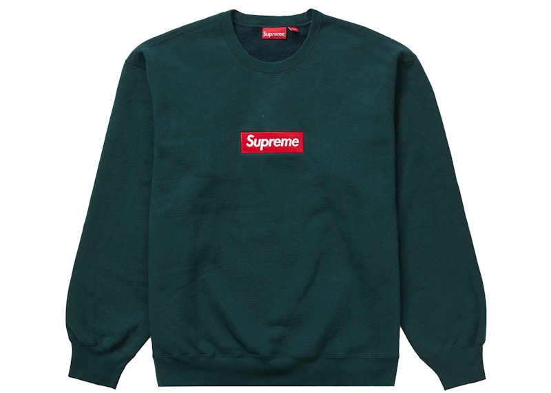 Supreme Box Logo Crewneck Dark Pine Sサイズ | eclipseseal.com