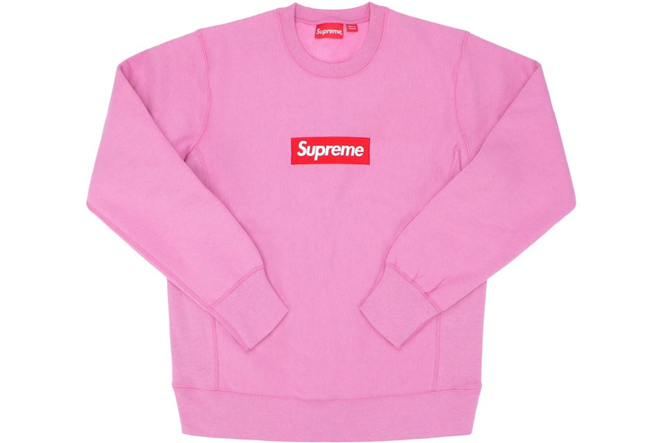 Supreme Box Logo Crewneck Fw15 Heather Pink Fw15 Supreme Box Logo Crewneck Fw15 Heather Pink Fw15