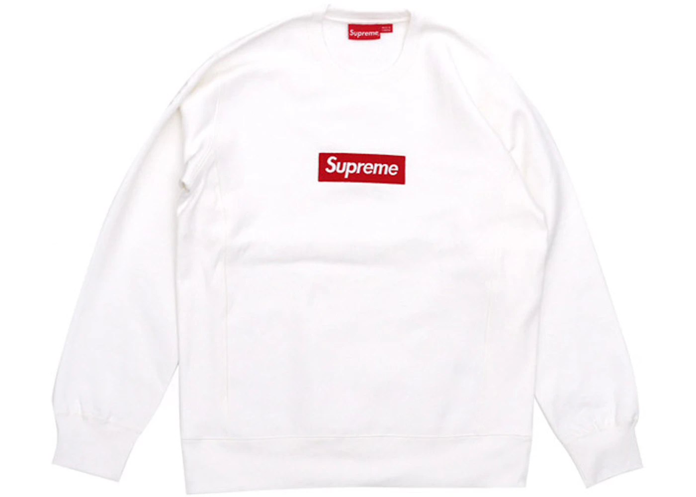 Supreme Box Logo Crewneck (FW15) White Men's FW15 US