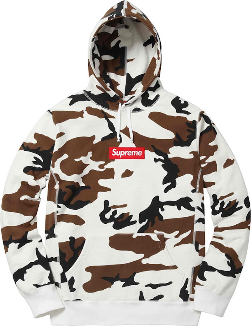 Supreme Box Logo Hooded Sweatshirt Camo - FW16 - US