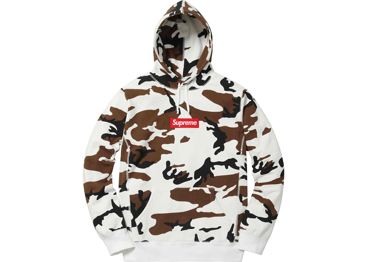Supreme Box Logo Hooded Sweatshirt Camo Men's FW16 US