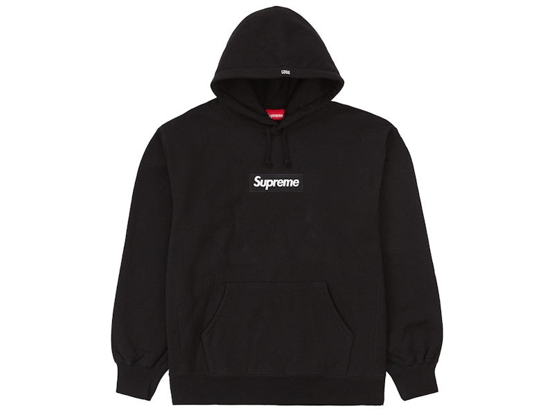 Supreme Box Logo Hooded Sweatshirt (FW21) Black Men's - FW21