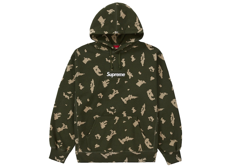 supreme camo hoodie