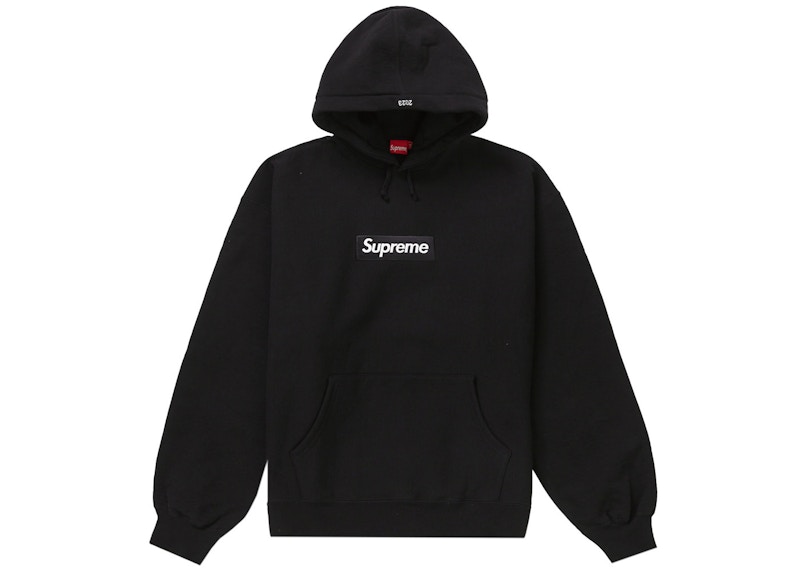 Supreme Box Logo Hooded Sweatshirt (FW23) Black Men's - FW23 - US